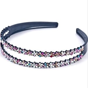🧚‍♀️🦄Vibrant Multicolored Rhinestone Headband